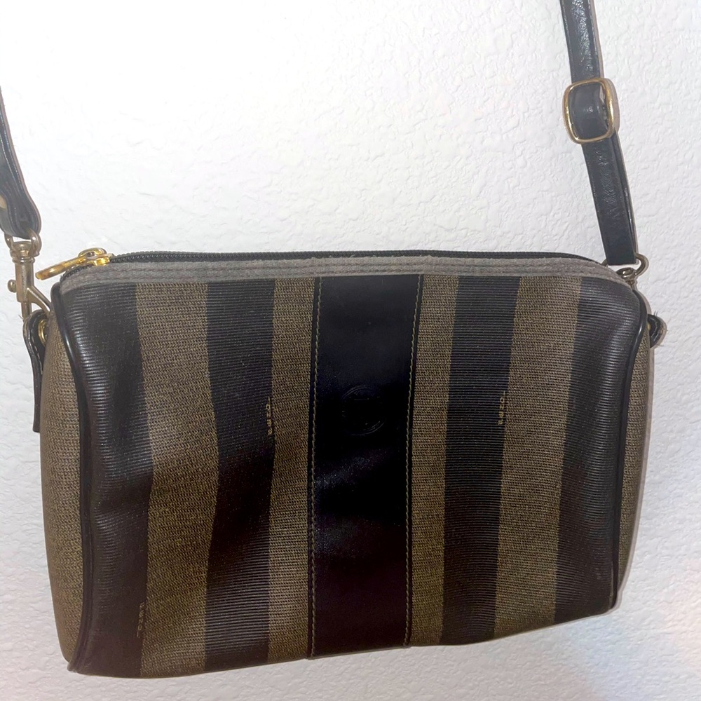 Fendi Striped Small Bag